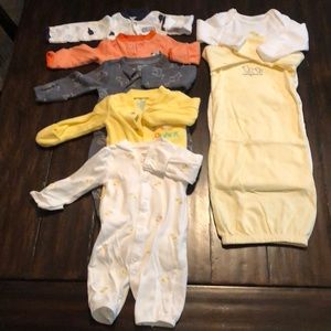 Kids Carters and Baby Gap Pajamas